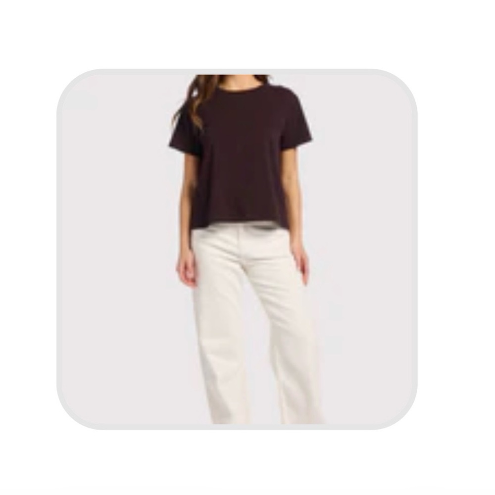 nuuds Eggplant Everyday tee size Large - Picture 5 of 6